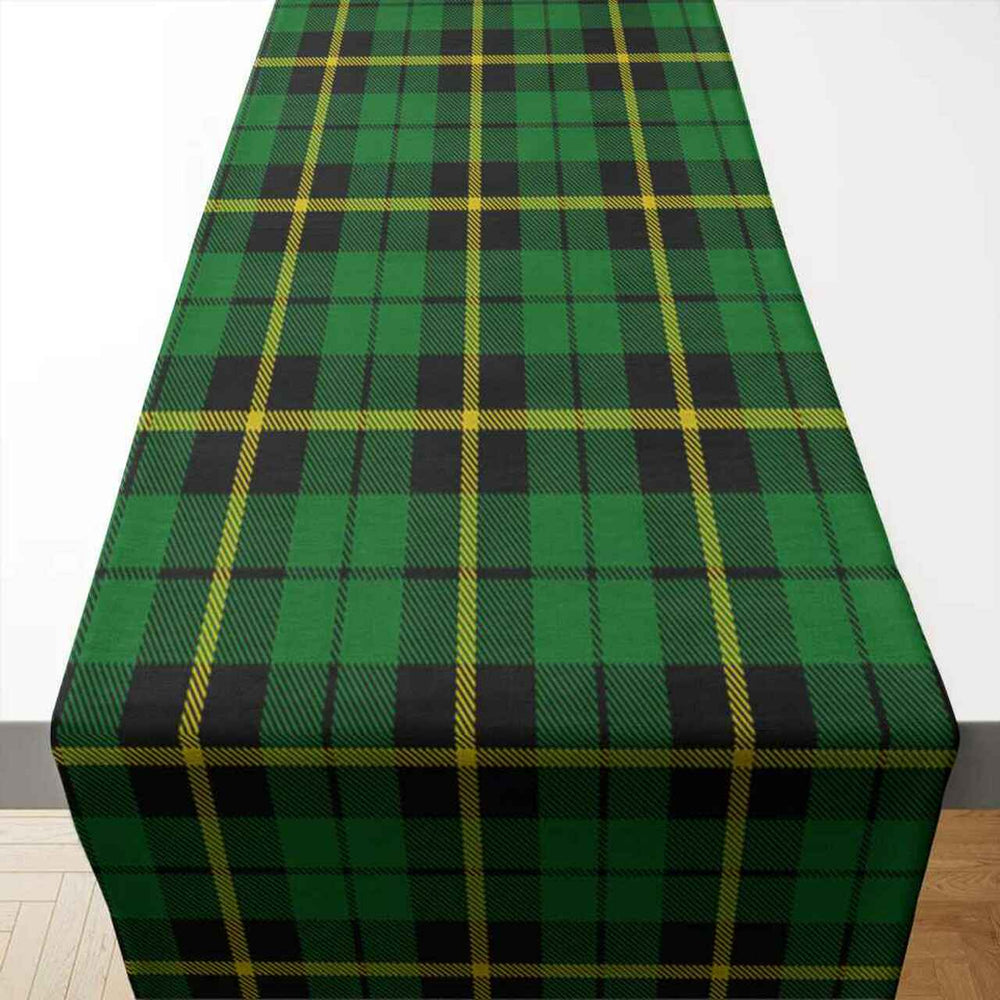 Clan Wallace Hunting - Green Tartan Table Runner Cotton MM51 Wallace Hunting - Green Tartan Tartan Table Runner