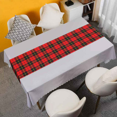 Clan Wallace Hunting - Red Tartan Table Runner Cotton