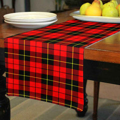 Clan Wallace Hunting - Red Tartan Table Runner Cotton YM28 Wallace Hunting - Red Tartan Tartan Table Runner