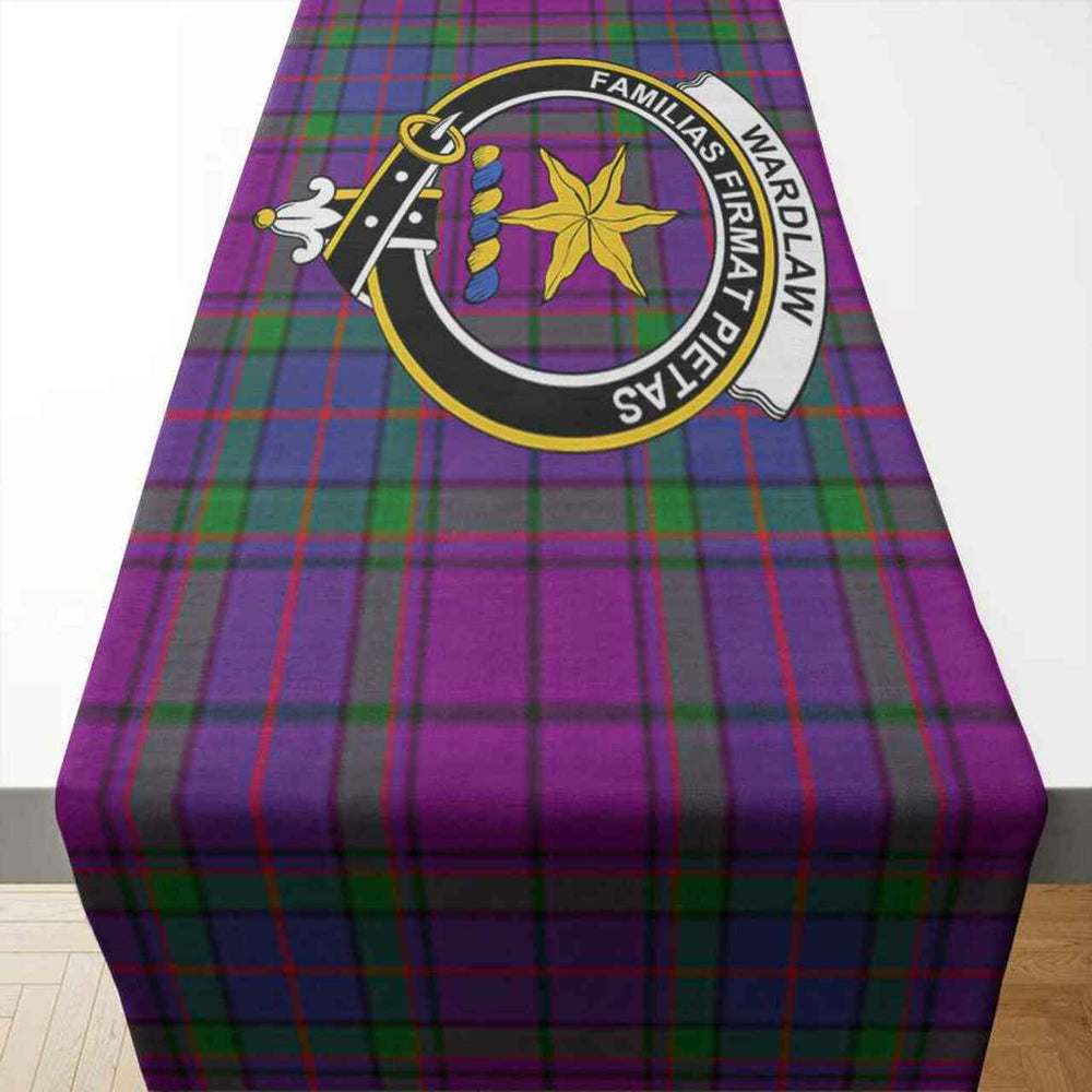 Clan Wardlaw Tartan Crest Table Runner Cotton UI20 Wardlaw Tartan Tartan Table Runner