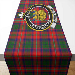 Clan Wauchope (or Waugh) Tartan Crest Table Runner Cotton GQ16 Wauchope (or Waugh) Tartan Tartan Table Runner