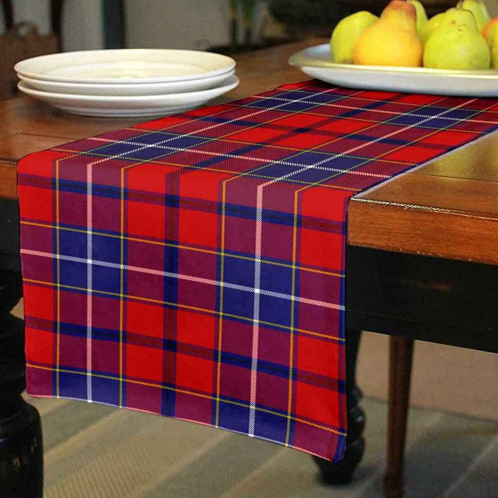 Clan Wishart Dress Tartan Table Runner Cotton WE46 Wishart Dress Tartan Tartan Table Runner