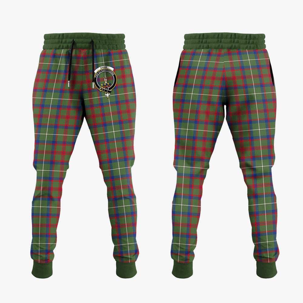 Clan Clan Shaw Green Modern Tartan Crest Jogger Sweatpants PD98 Clan Shaw Tartan Today