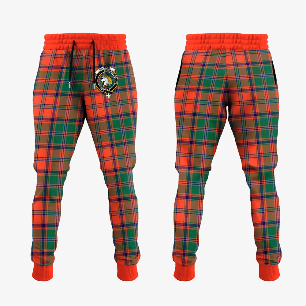 Clan Stewart Of Appin Ancient Tartan Crest Jogger Sweatpants NX32 Clan Stewart of Appin Tartan Today