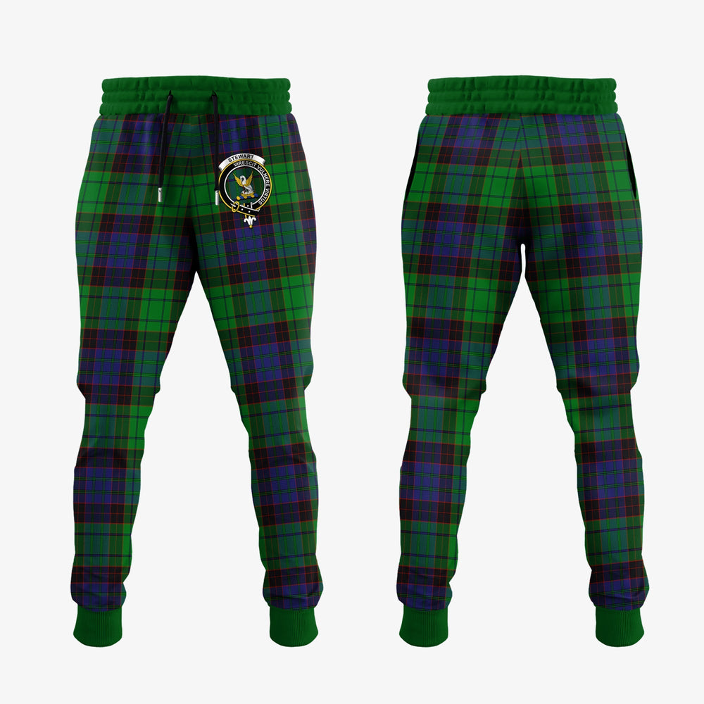 Clan Stewart Old Modern Tartan Crest Jogger Sweatpants ZU12 Clan Stewart Tartan Today