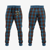 Clan Stewart Royal Blue Tartan Crest Jogger Sweatpants DS47 Clan Stewart Tartan Today