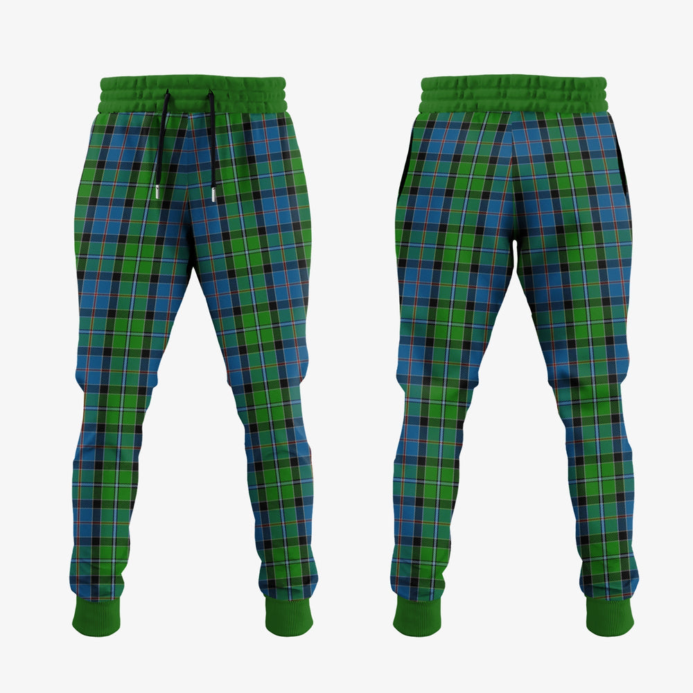 Clan Stirling Tartan Crest Jogger Sweatpants KY17 Clan Stirling Tartan Today
