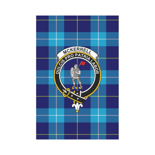 Clan McKerrell Tartan Crest Garden Flag WH34 Clan Kerr Tartan Today
