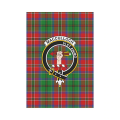 Clan MacCulloch Tartan Crest Garden Flag FA59 Clan Garden Tartan Today