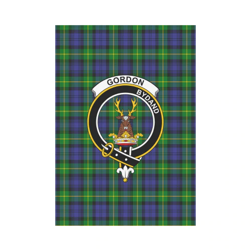 Clan Gordon Modern Tartan Crest Garden Flag IU73 Clan Gordon Tartan Today