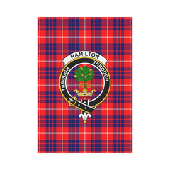 Clan Hamilton Modern Tartan Crest Garden Flag KN33 Clan Hamilton Tartan Today