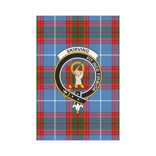 Clan Skirving Tartan Crest Garden Flag EX72 Clan Skirving Tartan Today