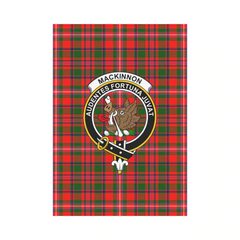 Clan MacKinnon Modern Tartan Crest Garden Flag QV47 Clan MacKinnon Tartan Today