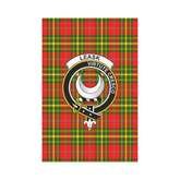 Clan Leask Tartan Crest Garden Flag BR50 Clan Leask Tartan Today