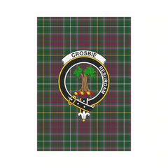 Clan Crosbie Tartan Crest Garden Flag SK27 Clan Crosbie Tartan Today