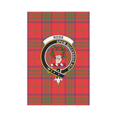 Clan Ross Modern Tartan Crest Garden Flag MY59 Clan Ross Tartan Today