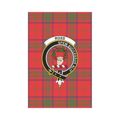 Clan Ross Modern Tartan Crest Garden Flag MY59 Clan Ross Tartan Today