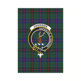 Clan Davidson Modern Tartan Crest Garden Flag EW20 Clan Davidson Tartan Today