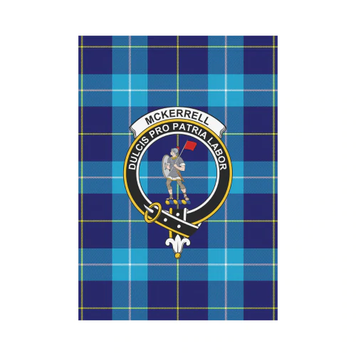 Clan McKerrell Tartan Crest Garden Flag WH34 Clan Kerr Tartan Today