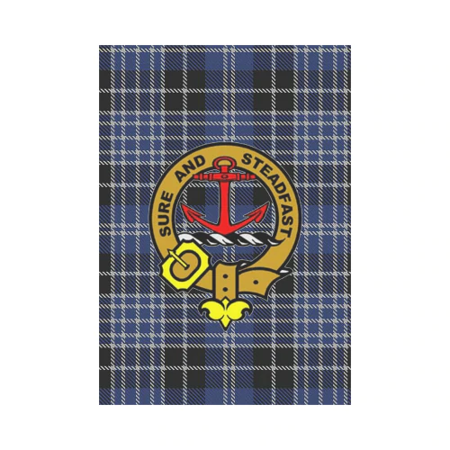 Clan Clark Tartan Crest Garden Flag ZA64 Clan Clark Tartan Today