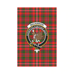 Clan MacKinnon Modern Tartan Crest Garden Flag QV47 Clan MacKinnon Tartan Today