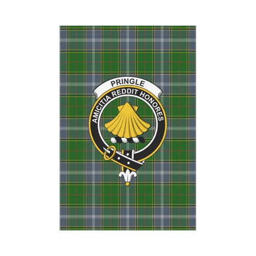 Clan Pringle Tartan Crest Garden Flag KI54 Clan Pringle Tartan Today