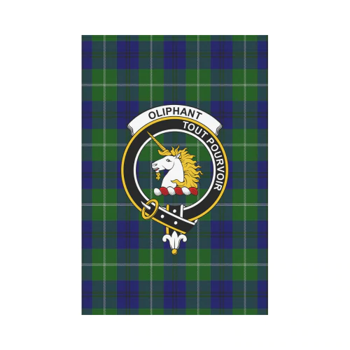 Clan Oliphant Modern Tartan Crest Garden Flag MK70 Clan Oliphant Tartan Today