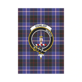 Clan Dunlop Modern Tartan Crest Garden Flag PD30 Clan Dunlop Tartan Today