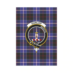 Clan Dunlop Modern Tartan Crest Garden Flag PD30 Clan Dunlop Tartan Today