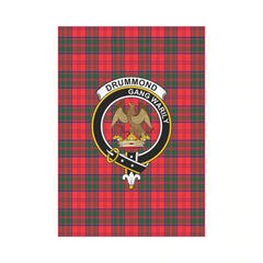 Clan Drummond Modern Tartan Crest Garden Flag XS59 Clan Drummond Tartan Today