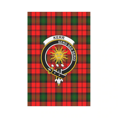 Clan Clan Kerr Modern Tartan Crest Garden Flag FD23 Clan Kerr Tartan Today