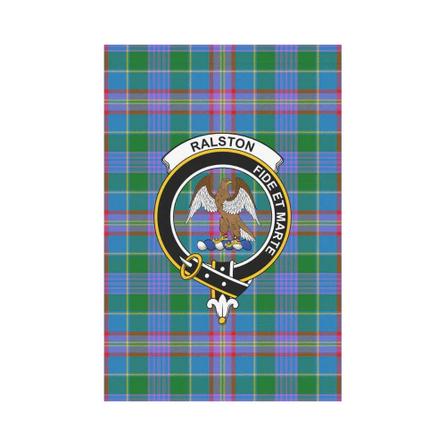 Clan Ralston Tartan Crest Garden Flag MT42 Clan Ralston Tartan Today