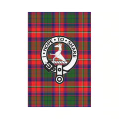 Clan Roxburgh District Tartan Crest Garden Flag XT44 Clan Garden Tartan Today