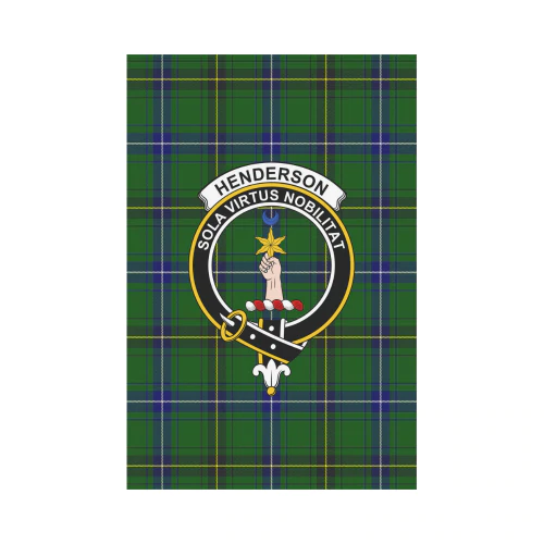 Clan Henderson Modern Tartan Crest Garden Flag DY49 Clan Henderson Tartan Today