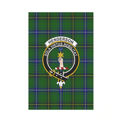 Clan Henderson Modern Tartan Crest Garden Flag DY49 Clan Henderson Tartan Today