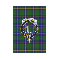 Clan Carmichael Modern Tartan Crest Garden Flag XC32 Clan Carmichael Tartan Today