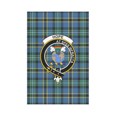 Clan Hope Tartan Crest Garden Flag TI27 Clan Hope Tartan Today