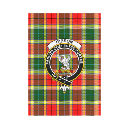 Clan Gibbs Tartan Crest Garden Flag AX85 Clan Gibbs Tartan Today