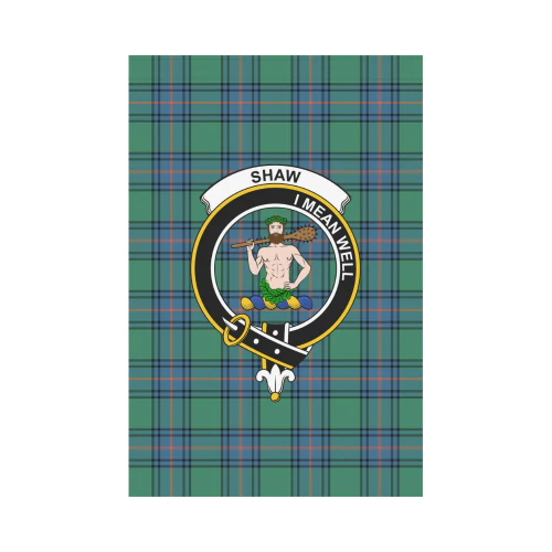 Clan Shaw Of Sauchie Tartan Crest Garden Flag GV74 Clan Shaw Tartan Today