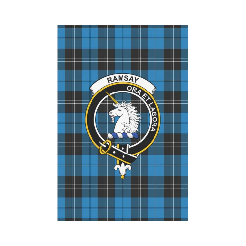 Clan Ramsay Blue Ancient Tartan Crest Garden Flag KT92 Clan Ramsay Tartan Today