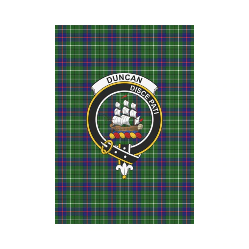 Clan Duncan Tartan Crest Garden Flag BA11 Clan Duncan Tartan Today