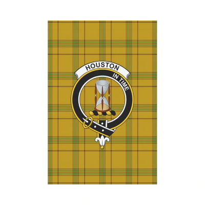 Clan Houston Glen Tartan Crest Garden Flag