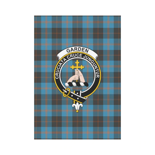 Clan Garden Tartan Crest Garden Flag US42 Garden Tartan (Clan Garden) Tartan Today