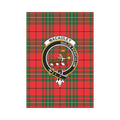 Clan MacAulay Modern Tartan Crest Garden Flag TT59 Clan MacAulay Tartan Today