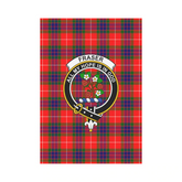 Clan Fraser Modern Tartan Crest Garden Flag SI64 Clan Fraser Tartan Today