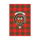 Clan Maxtone Tartan Crest Garden Flag VZ57 Clan Maxtone Tartan Today