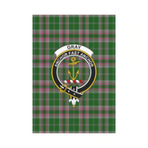 Clan Gray Hunting Tartan Crest Garden Flag SC98 Clan Gray Tartan Today