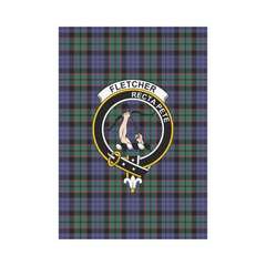 Clan Fletcher Modern Tartan Crest Garden Flag CK32 Clan Fletcher Tartan Today