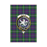 Clan Inglis Modern Tartan Crest Garden Flag IL65 Clan Inglis Tartan Today