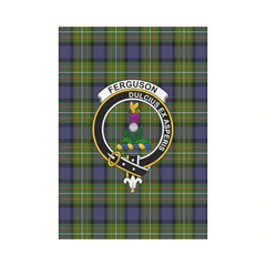 Clan Fergusson Modern Tartan Crest Garden Flag WR48 Clan Fergusson Tartan Today